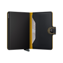 Secrid Miniwallet Matte Black-Ochre