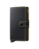 Secrid Miniwallet Matte Black-Ochre
