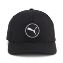 Puma Mens Black Circle Cat Tech Snapback Hat