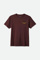 Brixton Mens Port Worn Wash Waller SS Tshirt